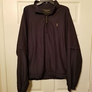 Austin Golf 1/4 zip Windbreaker size Large